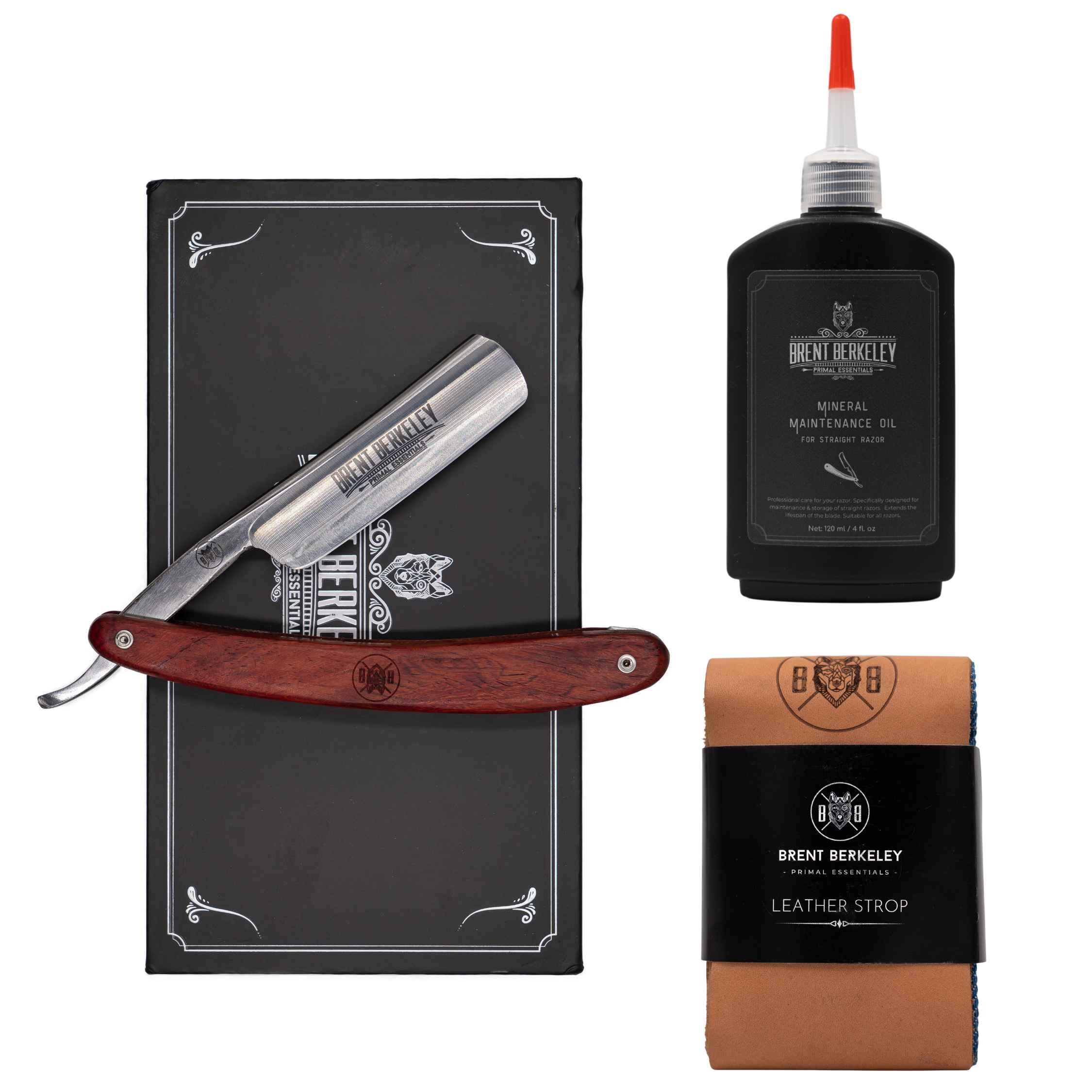 Straight Razor + Maintenance Bundle