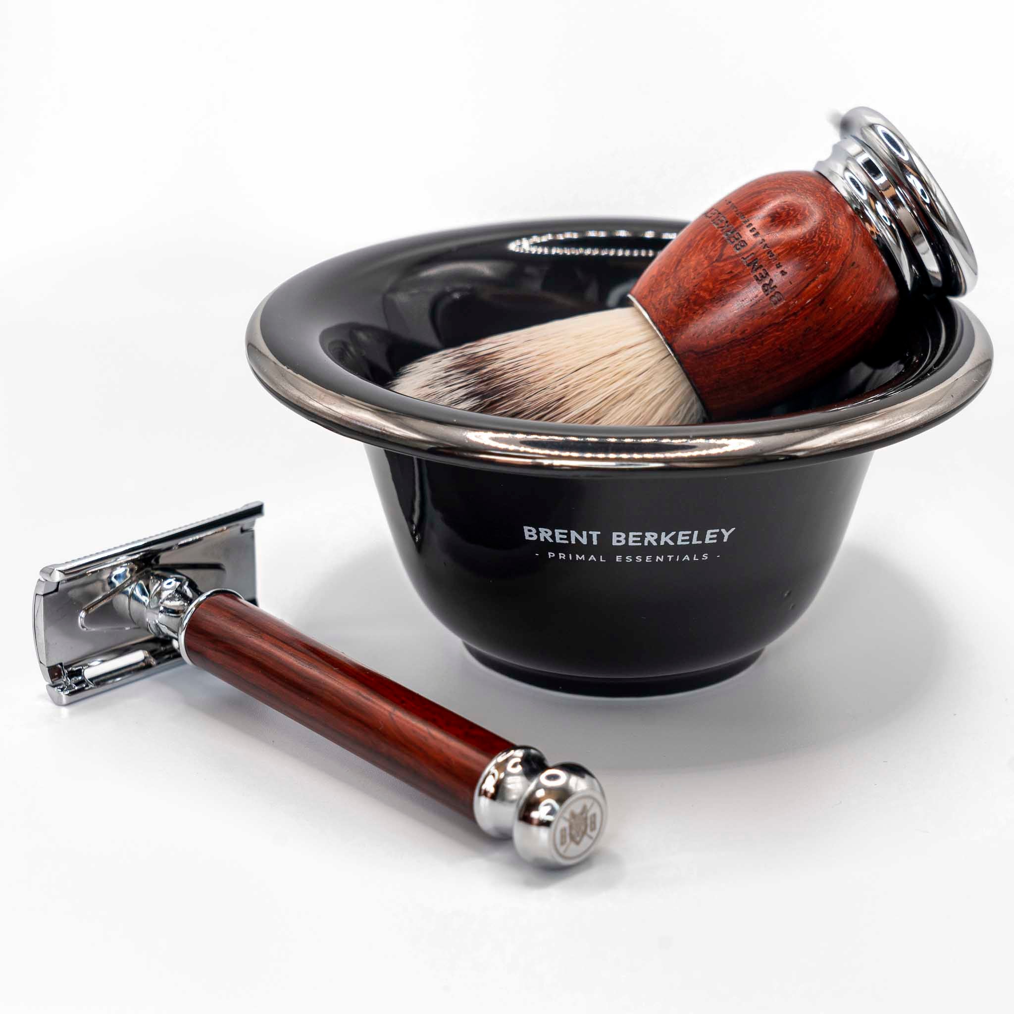 Brent Berkeley Porcelain Shaving Mug and soap tray