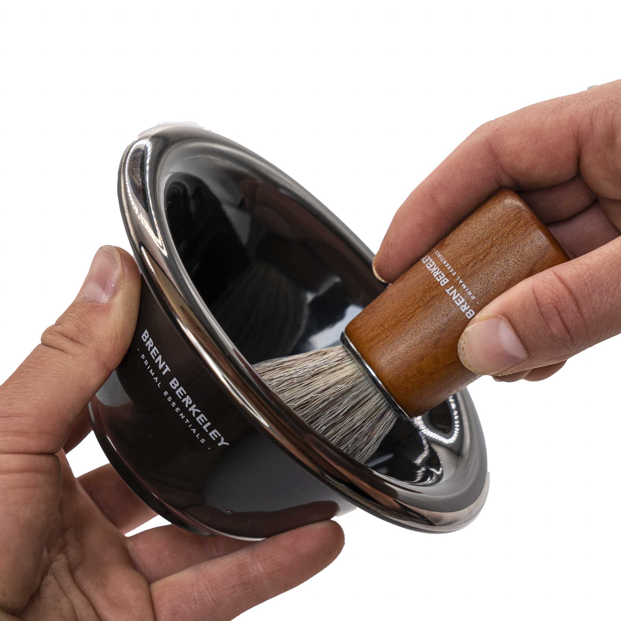 Brent Berkeley Porcelain Shaving Mug and soap tray