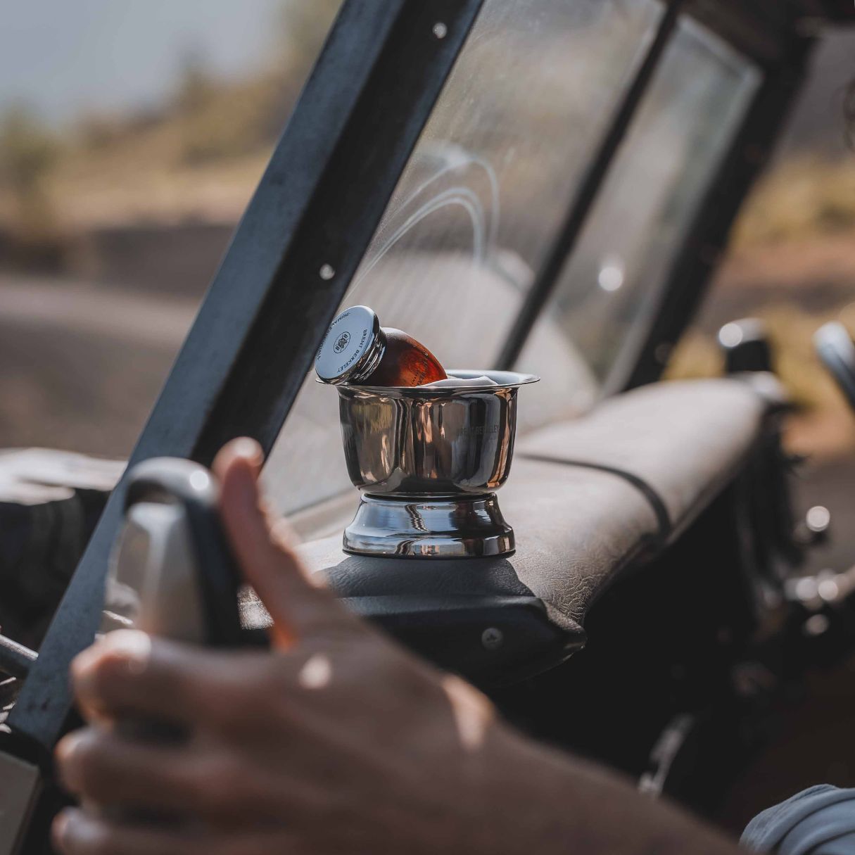 Brent Berkeley original shaving brush synthetic silvertip fibre