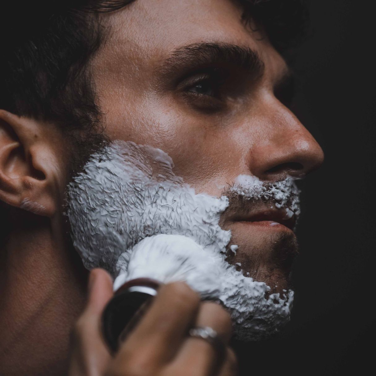 Brent Berkeley original shaving brush synthetic silvertip fibre