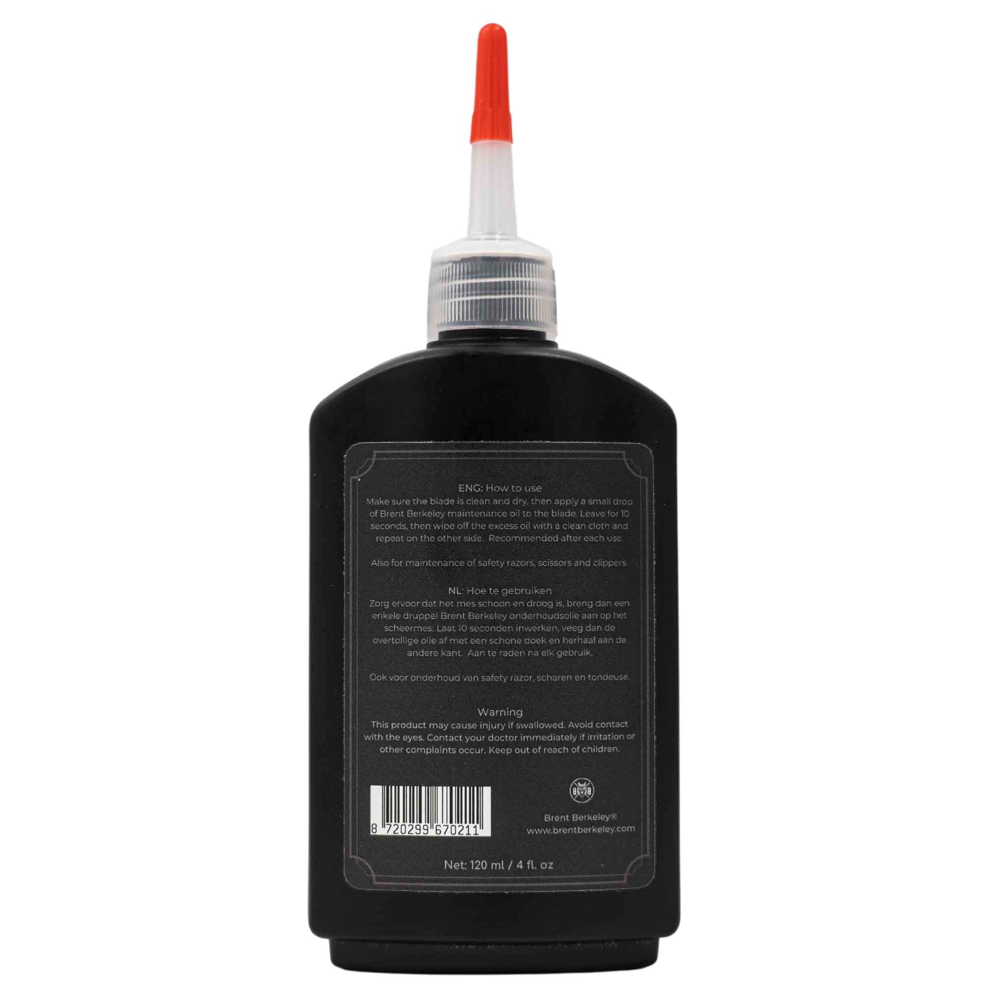 Brent Berkeley mineral maintenance oil for straight razor 120ml