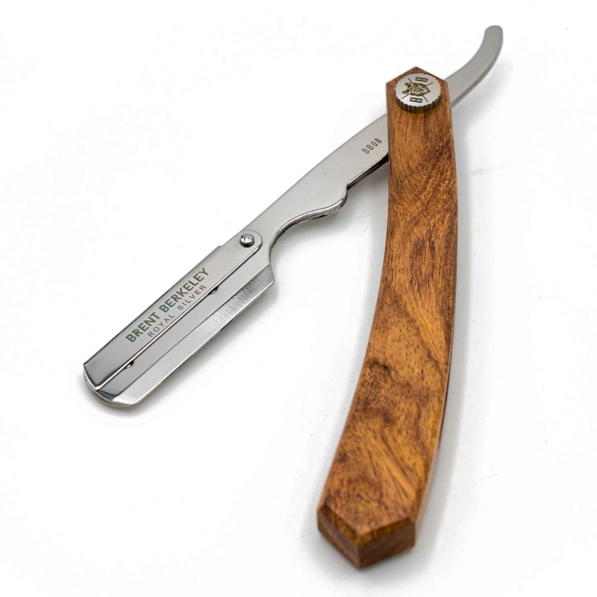 Brent Berkeley shavette royal silver classic straight razor