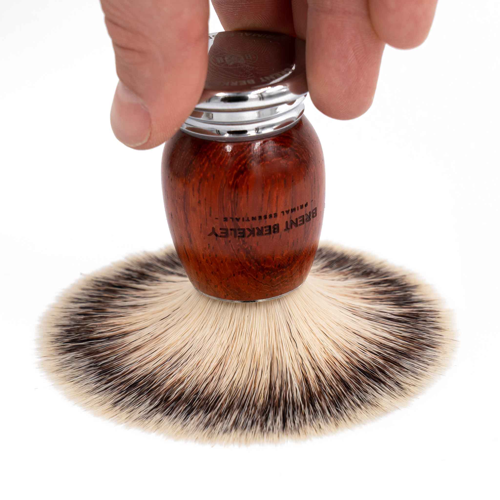 Brent Berkeley original shaving brush synthetic silvertip fibre