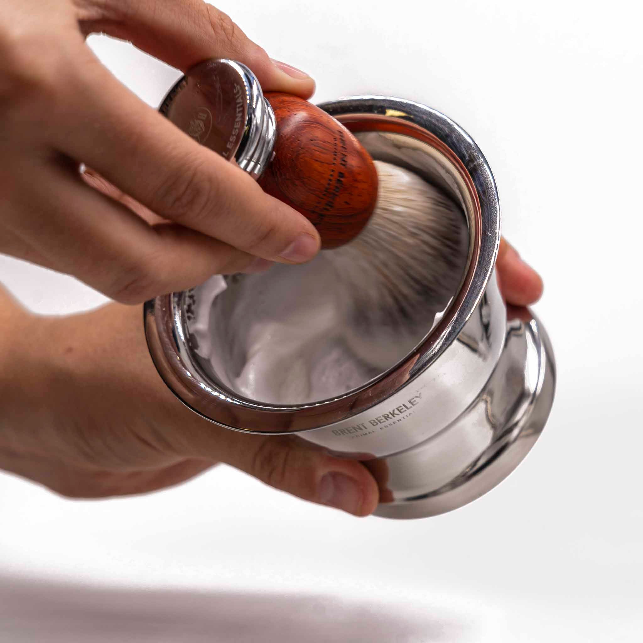 Brent's Shavette Obsidian Black Shaving Set