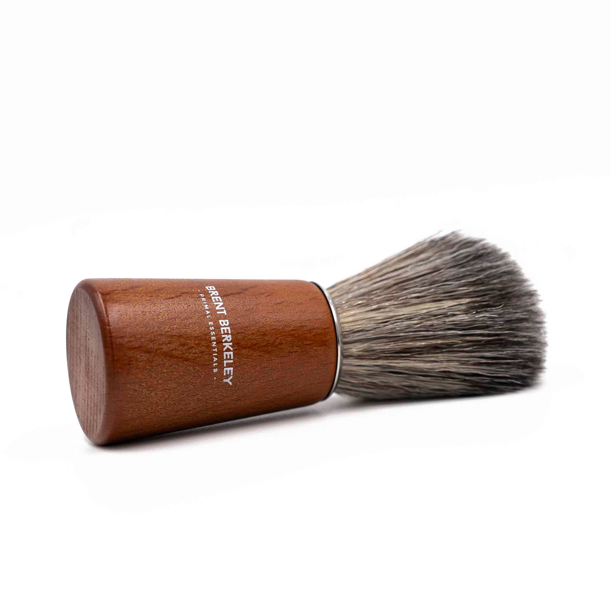 Brent Berkeley The Pegleg Shaving Brush Silvertip Fibre