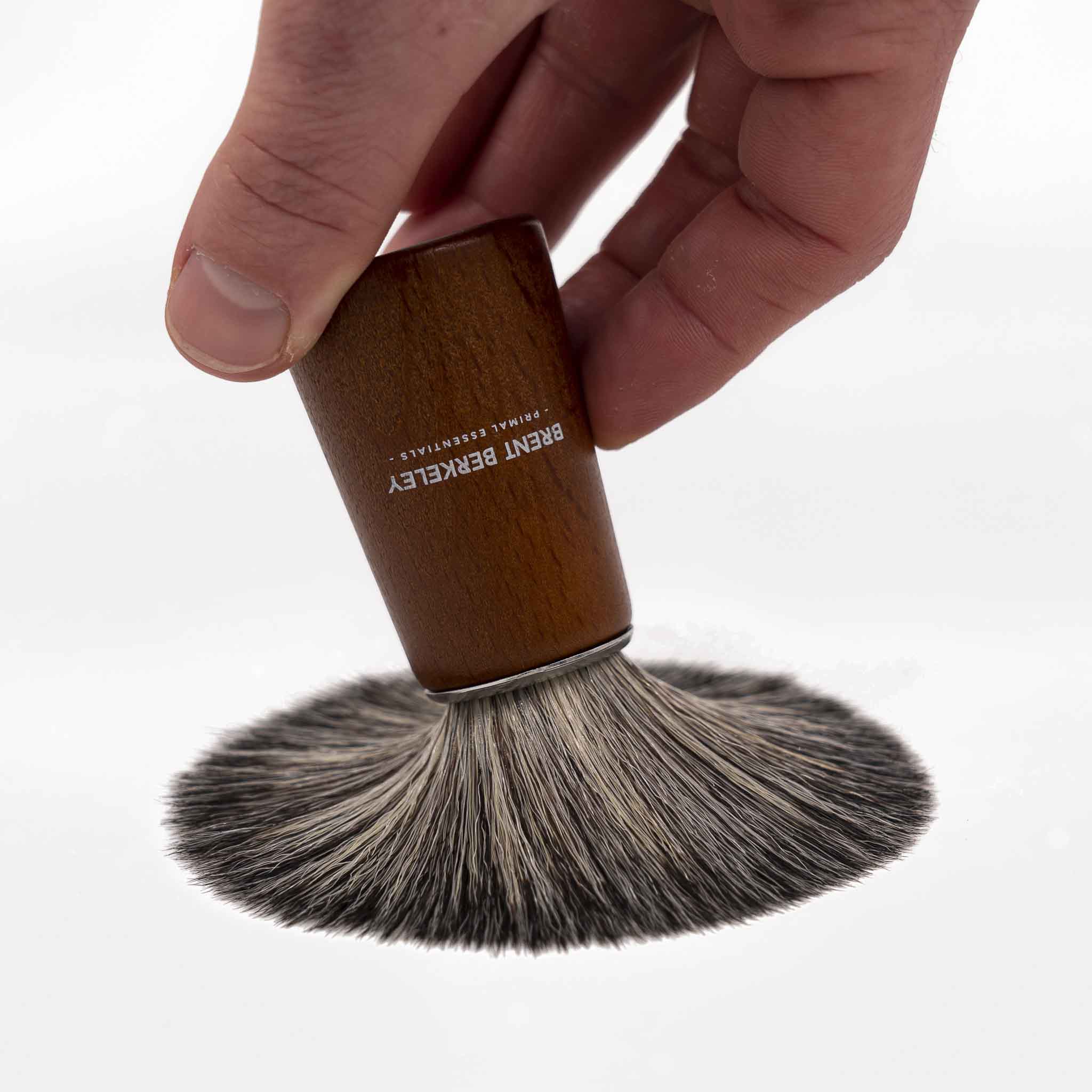 Brent Berkeley The Pegleg Shaving Brush Silvertip Fibre