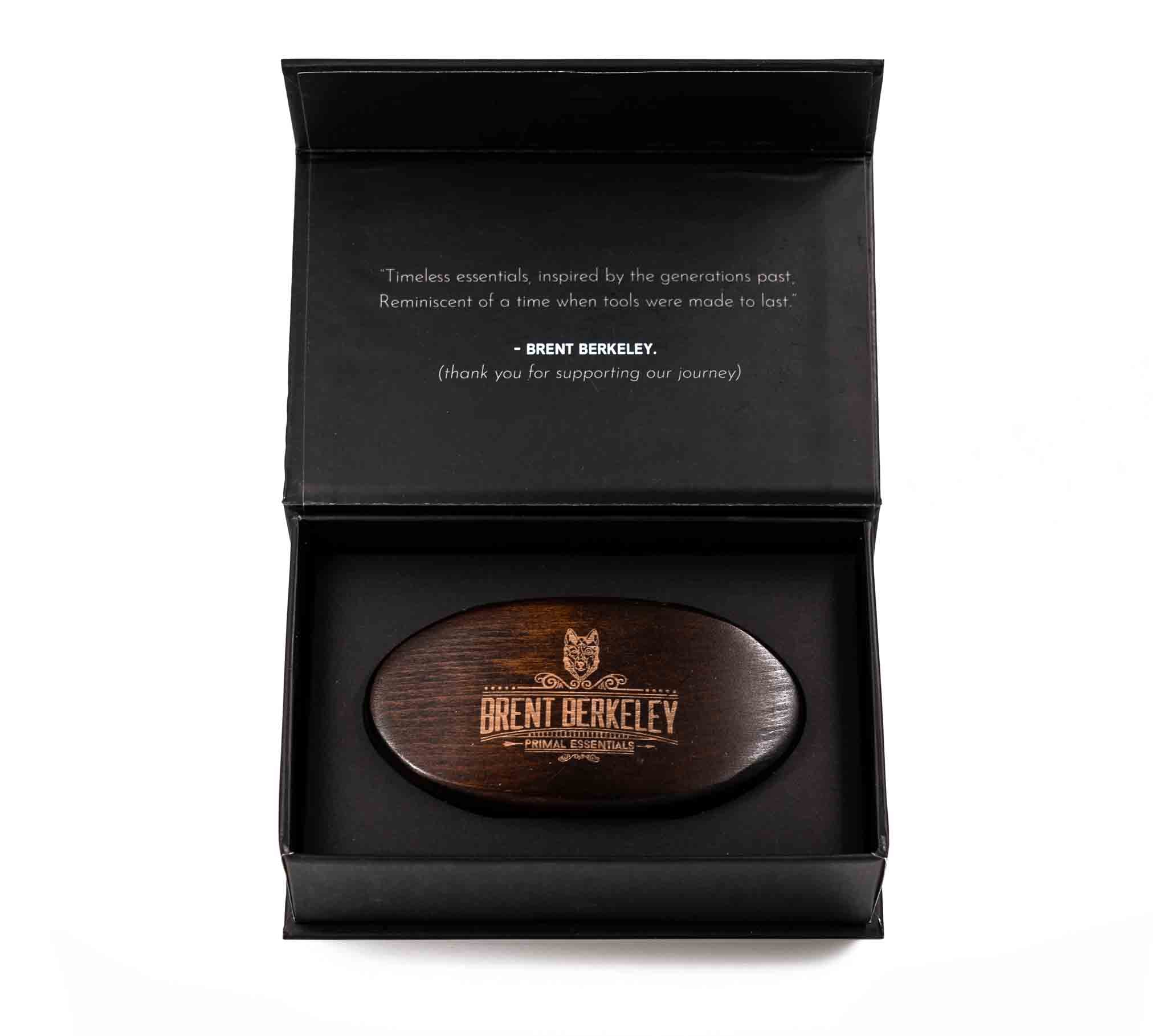 Brent Berkeley Wild Boar Hair Beardbrush / Comb