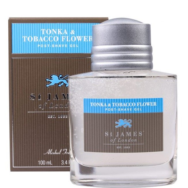 St james of London Aftershave Gel - Tonka & Tobacco Flower - 100ml