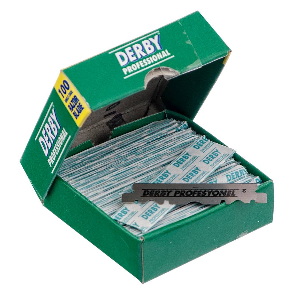 Derby Professional single edge blades for shavette